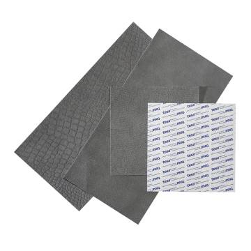 WallArt Leather Tiles Jordan Bluish Grey - 32 pcs | Hipomarket