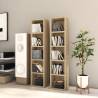 CD Cabinets 2 pcs Sonoma Oak 21x16x93.5 cm Engineered Wood Colour sonoma oak Quantity in Package 2 