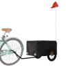 Bike Trailer Black - 30 kg Iron | Durable & Practical