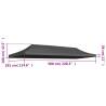 Party Tent Roof 3x6 m Anthracite - Durable & Weather Resistant