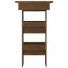 Stylish Wall Bar Table - Brown Oak, 102x45 cm | HipoMarket