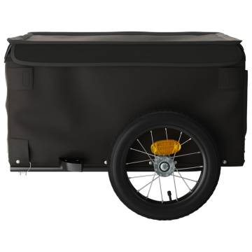 Bike Trailer Black - 30 kg Iron | Durable & Practical