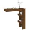 Stylish Wall Bar Table - Brown Oak, 102x45 cm | HipoMarket