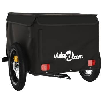 Bike Trailer Black - 30 kg Iron | Durable & Practical