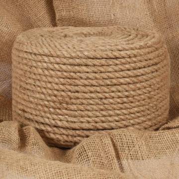 Jute Rope 50m Long - 14mm Thick for Crafting & Gardening