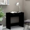 Desk Black 80x40x75 cm Engineered Wood Colour black 