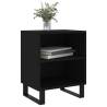 Elegant Black Bedside Cabinets - Set of 2 | Hipomarket