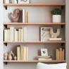 Wall Shelf 100x30x2 cm Untreated Solid Wood Oak Colour natural Size 100 x 30 x 2 cm Quantity in Package 1 Number of Pieces 