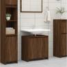 Bathroom Cabinet Brown Oak 60x33x61 cm Engineered Wood Colour brown oak Number of 1 Number of Pieces 