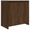 Stylish Brown Oak Bathroom Cabinet - 60x33x61 cm