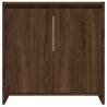 Stylish Brown Oak Bathroom Cabinet - 60x33x61 cm