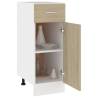 Drawer Bottom Cabinet in Sonoma Oak - 30x46x81.5 cm