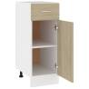 Drawer Bottom Cabinet in Sonoma Oak - 30x46x81.5 cm