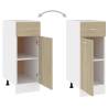 Drawer Bottom Cabinet in Sonoma Oak - 30x46x81.5 cm