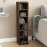 CD Cabinet Brown Oak 21x20x88 cm Engineered Wood Colour brown oak Quantity in Package 1 