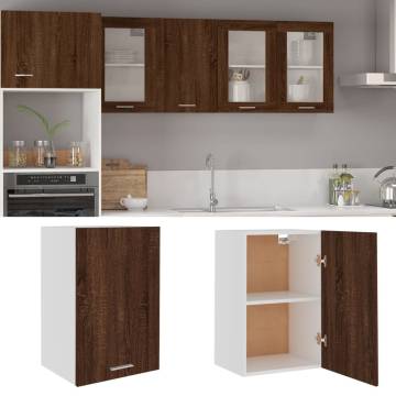 Hanging Cabinet Brown Oak 39.5x31x60 cm - Durable & Stylish