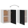 Hanging Cabinet Black 39.5x31x60 cm | Durable Storage Solution