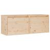 Wall Cabinets 2 pcs - Solid Pinewood | Hipomarket