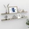 Wall Shelves 2 pcs Concrete Grey 115x9x3 cm Colour concrete grey Size 115 x 9 x 3 cm Quantity in Package 2 Number of Pieces 1 