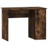 Desk Smoked Oak - Modern Engineered Wood Desk 100x55 cm