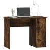 Desk Smoked Oak - Modern Engineered Wood Desk 100x55 cm