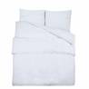 Luxury White Duvet Cover Set 225x220cm - 100% Cotton