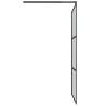 Walk-in Shower Wall 115x195cm Dark ESG Glass Black | Hipomarket