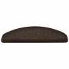 Self-adhesive Dark Brown Stair Mats - 10pcs | HipoMarket