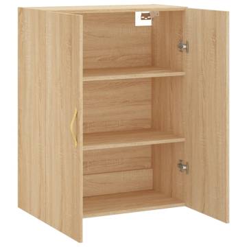 Wall Mounted Cabinet Sonoma Oak - Stylish Storage Solution