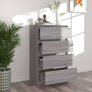 Grey Sonoma Sideboard - 60x35x98.5 cm | Hipo Market