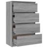 Grey Sonoma Sideboard - 60x35x98.5 cm | Hipo Market