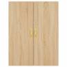 Wall Mounted Cabinet Sonoma Oak - Stylish Storage Solution