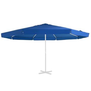 Replacement Fabric for Outdoor Parasol - Azure Blue 500 cm