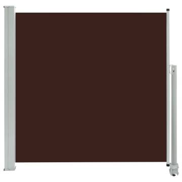 Patio Retractable Side Awning 160x300 cm - Brown | Hipo Market