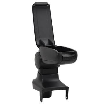 Car Armrest Black 15x35x(30-47) cm - Durable Storage Solution