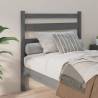 Grey Bed Headboard 81x4x100 cm - Solid Pine Wood | HipoMarket