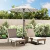 Parasol Sand White 200x224 cm Aluminium Colour sand white 