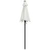 Elegant Sand White Parasol 200x224 cm - Durable & UV Protection