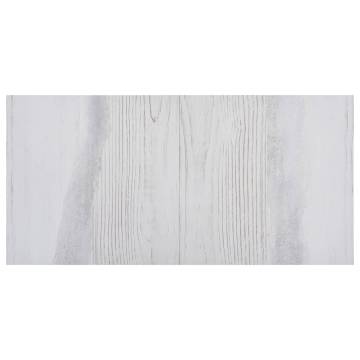 Self-Adhesive PVC Flooring Planks - Light Grey, 55 pcs