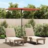 Outdoor Parasol with Aluminium Pole 2x1.5 m Terracotta Colour terracotta Size 200 x 150 cm Quantity in Package 1 