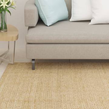 Natural Sisal Rug 80x100 cm - Durable & Stylish