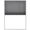 Plisse Insect Screen for Windows - 60x80 cm Aluminium