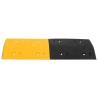 Speed Hump Yellow&Black 97x32.5x4 cm Rubber - Safety Solution