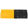 Speed Hump Yellow&Black 97x32.5x4 cm Rubber - Safety Solution