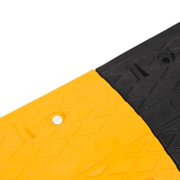 Speed Hump Yellow&Black 97x32.5x4 cm Rubber - Safety Solution