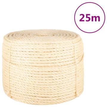 100% Sisal Rope 10 mm 25 m | Durable & Natural Option