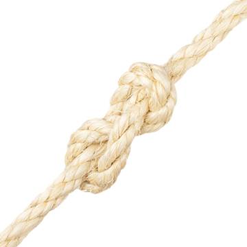 100% Sisal Rope 10 mm 25 m | Durable & Natural Option