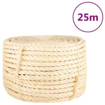 100% Sisal Rope 16 mm x 25 m - Durable & Versatile