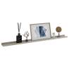 Stylish 4 Pcs Concrete Grey Wall Shelves | HipoMarket UK