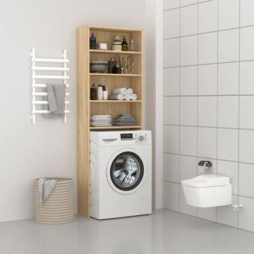 Washing Machine Cabinet Sonoma Oak - Stylish & Spacious Design